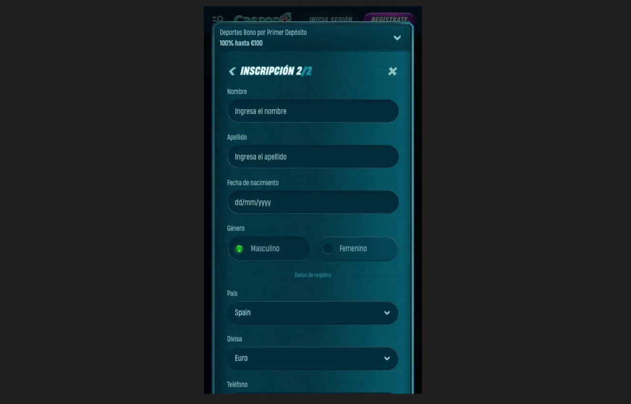 Caspero Casino Verifizierung