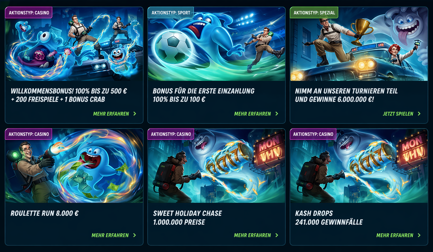 Caspero Casino Willkommensbonus